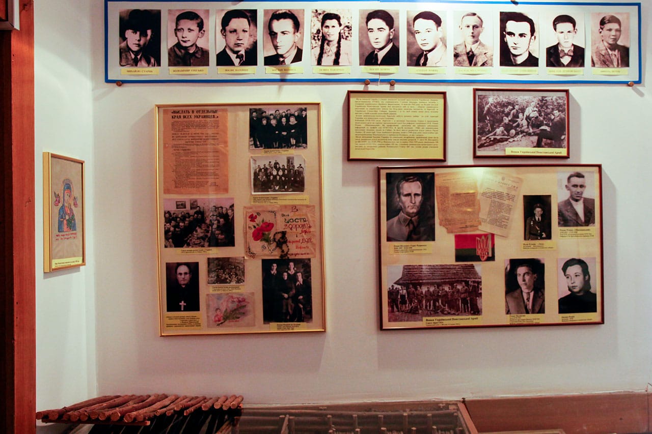 Фрагмент експозиції національно-визвольної боротьби трускавчан
