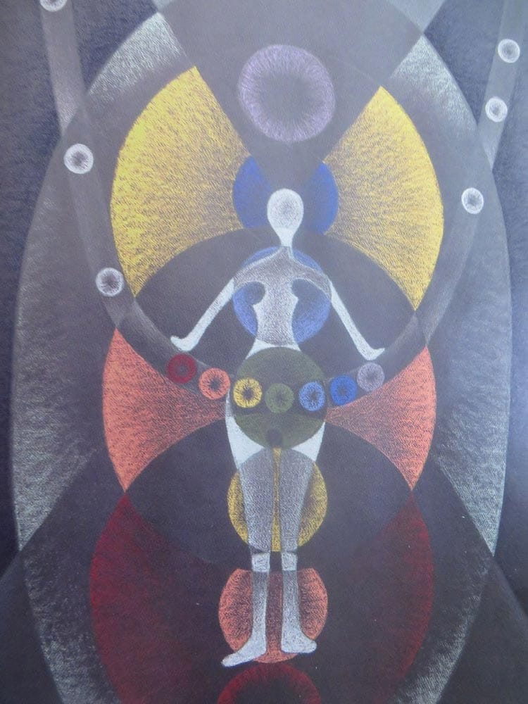 Руслан Романишин «Сектор спокою», папір, пастель воскова, 2009