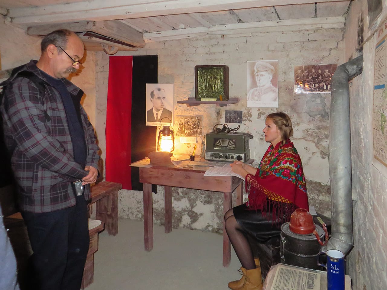 Монолог зв’язкової Марії Савчин у виконанні лектора-екскурсовода музею Марії Курищук, 13 жовтня 2017