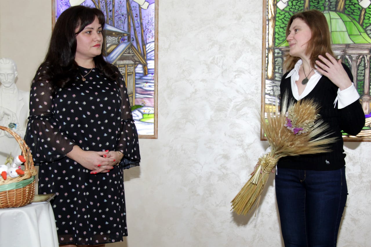 Привітання з ювілеєм від Львівського державного меморіального музею М. Грушевського вченим секретарем Софією Легін, 26.12.2017