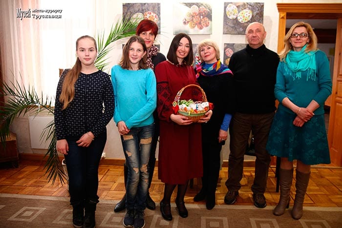 Учасники великодньої акції у музеї, 02.04.2018. Фото Ірини Бердаль-Шевчик