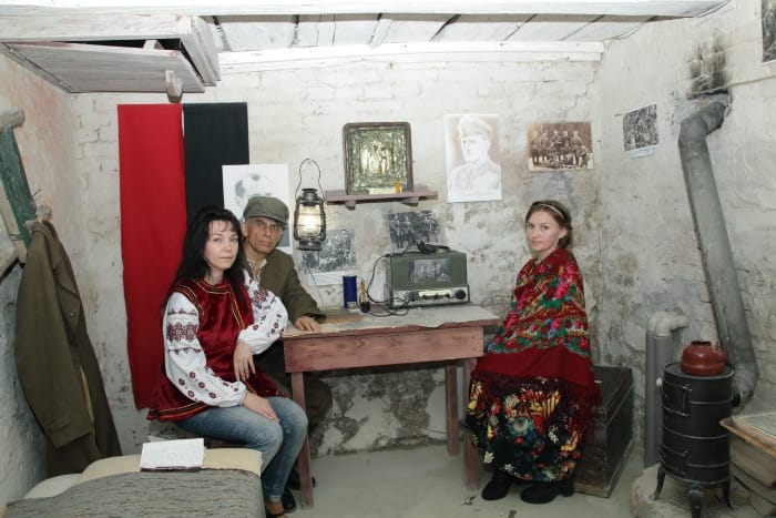 Імпровізована екскурсія в "Повстанській криївці", 14.10.2018