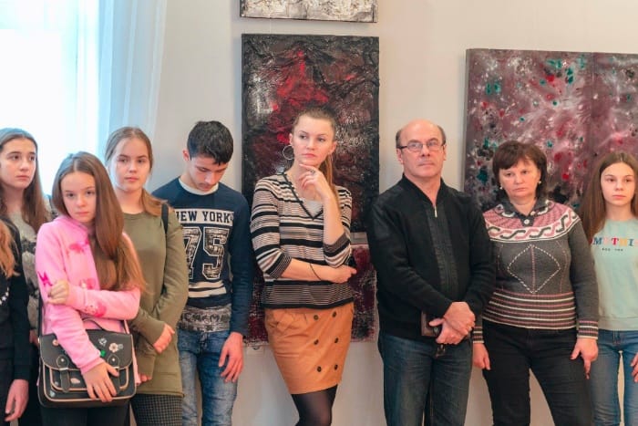 Гості музею, 23.12.2018 Світлина Олега Бачинського