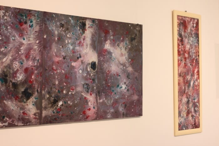 Фрагмент виставки "Простір" Ольги Баландюх