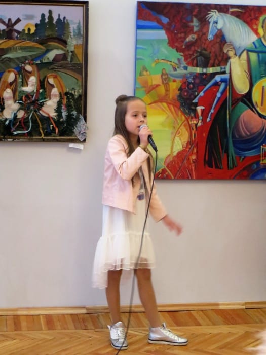 Відкриття виставки "Шлях до мрії", виступ Анастасії Строкової, 06.02.2019