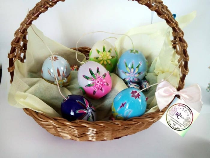 Великодні свічки в стилі hend made від Ореста Нагірського