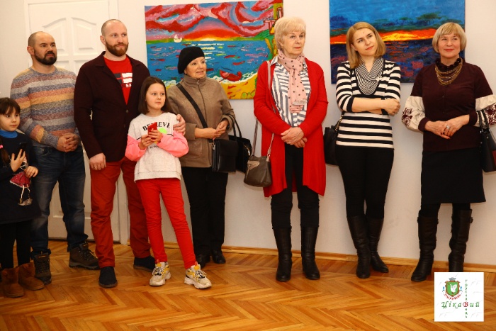 Відкриття виставки "Наодинці з кольором", художник Іван Притула, 14.02.2020