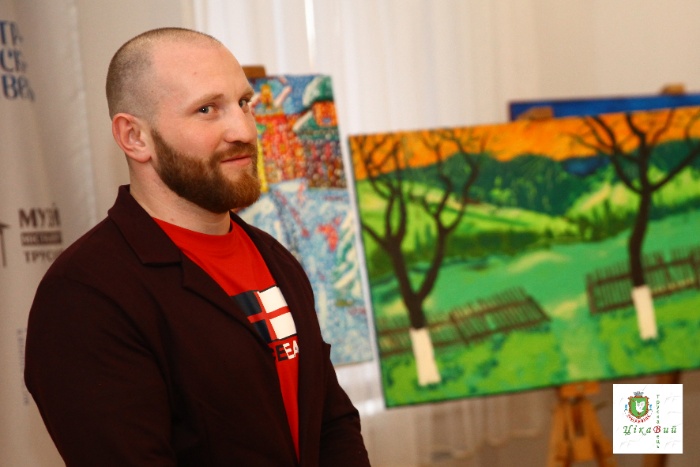 Відкриття виставки "Наодинці з кольором", художник Іван Притула, 14.02.2020