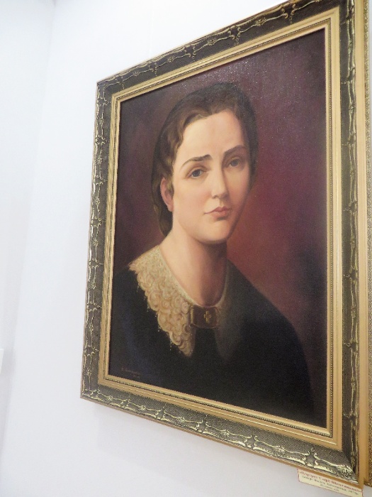 Фрагмент виставки. Портрет Софії Шептицької. Автор Василь Заблоцький, 2019 