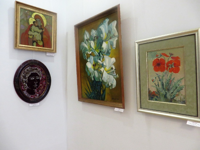 Фрагмент виставки проєкту "Молитва до Митрополита. Софія", Трускавець, 2020