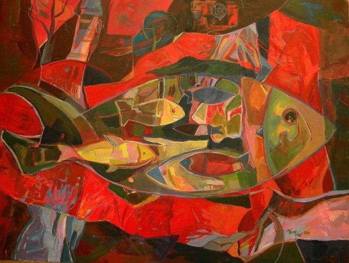 «Спрагла пора», автор Марія Ворончак; полотно, акрил, 60Х80 «Спрагла пора», автор Марія Ворончак; полотно, акрил, 60Х80