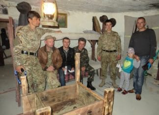 Повстанська заграва Трускавчани - учасники АТО у "Повстанській криївці", 2014