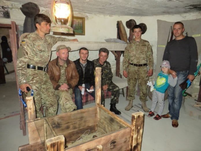 Трускавчани - учасники АТО у "Повстанській криївці", 2014