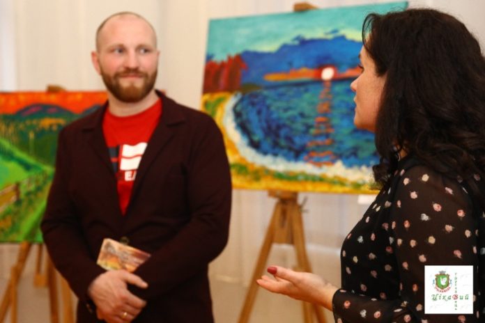 Відкриття виставки "Наодинці з кольором", художник Іван Притула, 14.02.2020