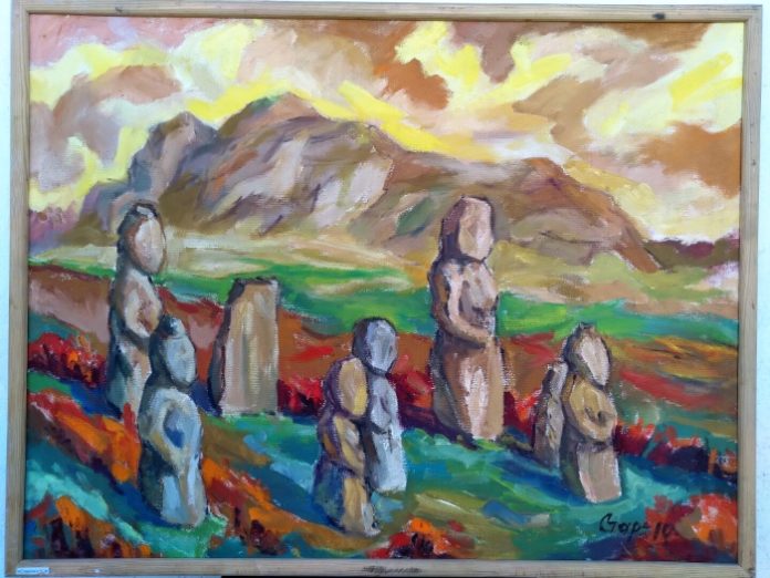 Ілюстрація до легенди "Повернення", автор Віталій Старченко