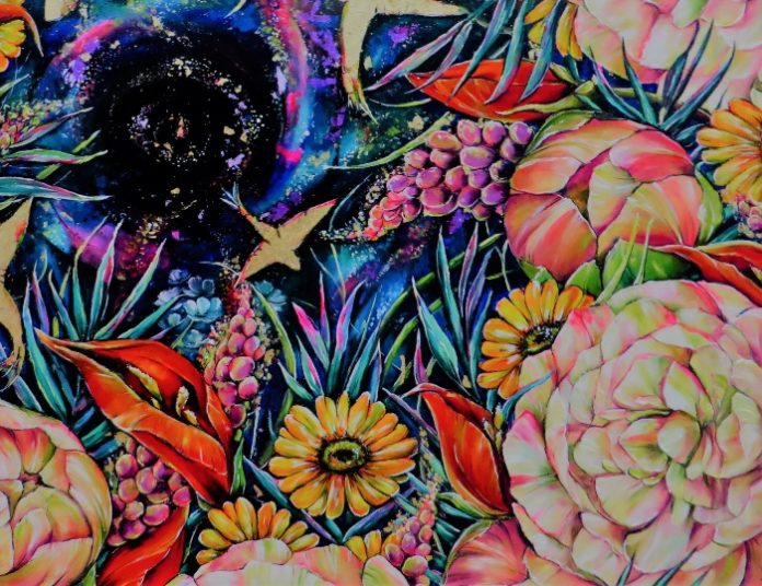 Виставка "Квітковий фаєрверк", автор Людмила Горбачик