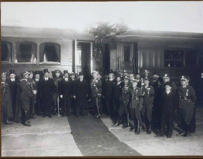 Зустріч Констянтина Пятца на залізничному вокзалі, 1935 рік