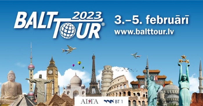 Міжнародна туристична виставка BALTTOUR 2023. Латвія, Рига, 3-5 лютого 2023