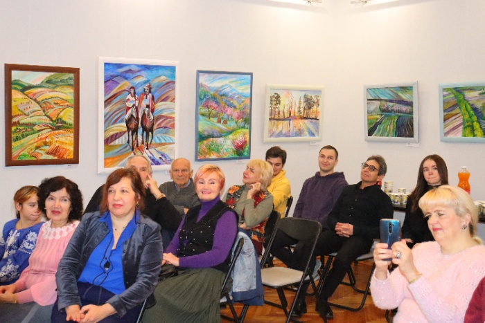 Відкриття виставки Марти Луків "Календар у фарбах", 08.12.2024