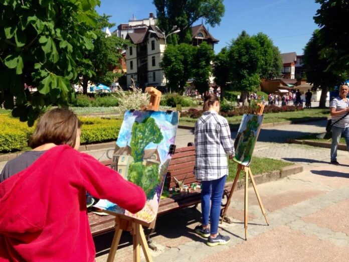 Трускавець на полотнах дітей Львівщини, 2017